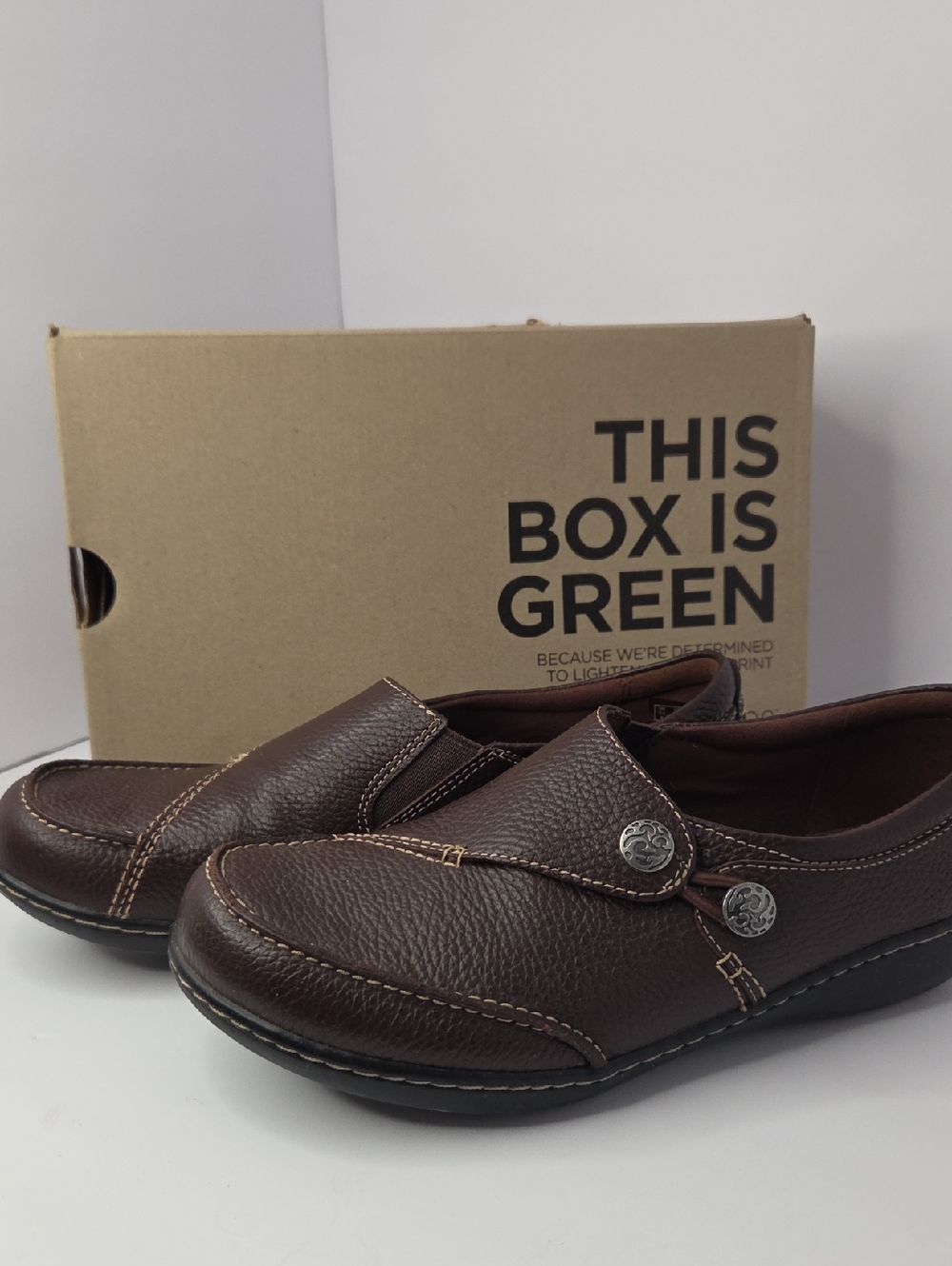 The Clarks® Ashland Lane Q loafer 8 W Redwiid